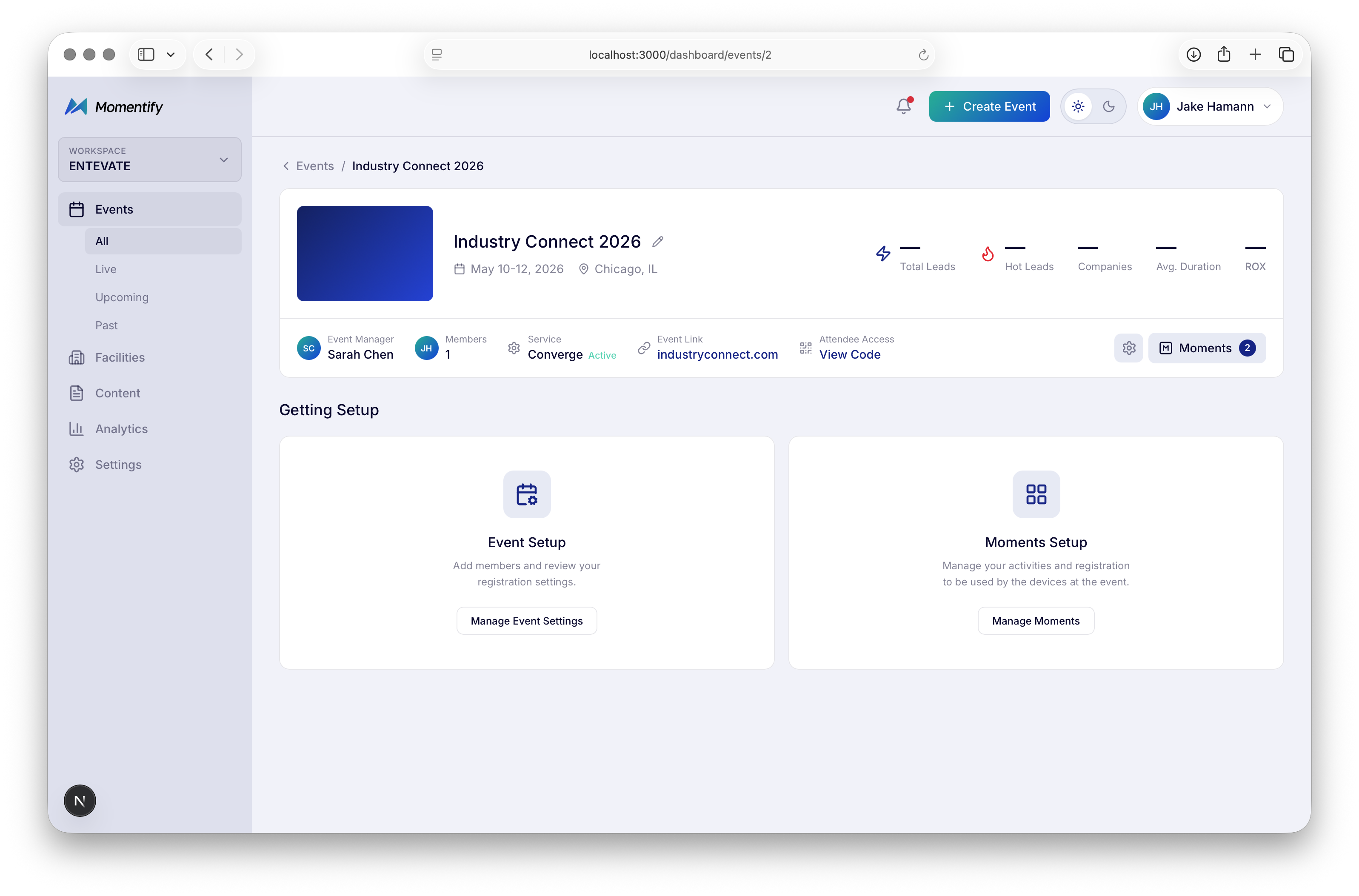 Momentify Web - step 3